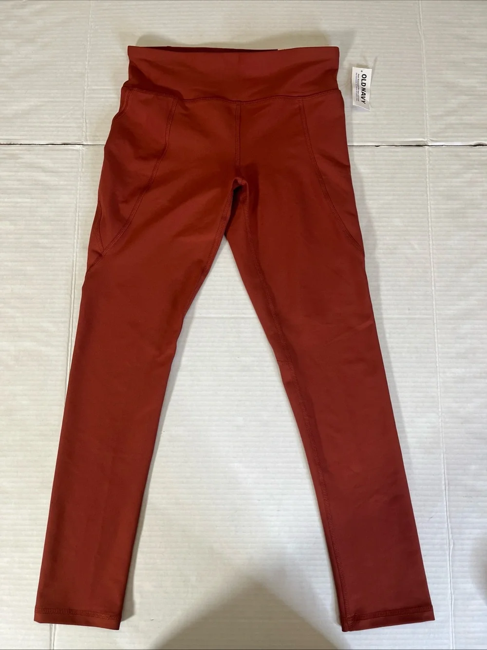 Old Navy Rust-Red High Rise Leggings